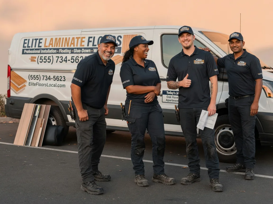 Laminate flooring installation company in Tioga, TX